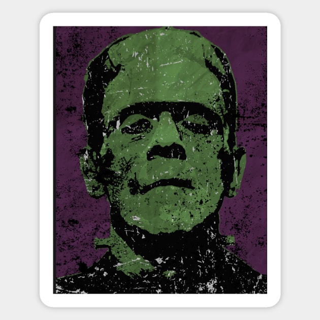 GOLDEN AGE HORROR (Frankensteins Monster) Sticker by TheReverie